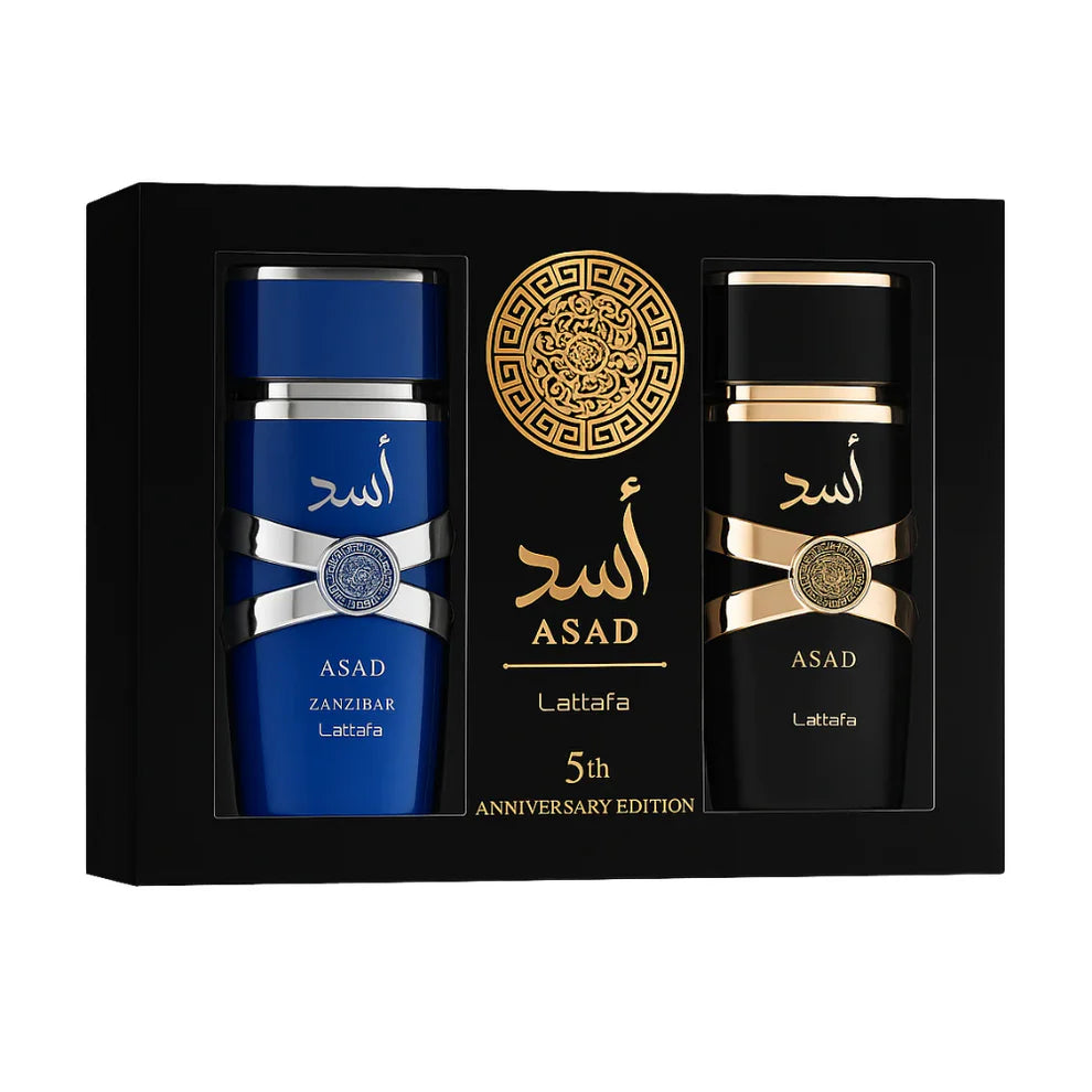 Set Lattafa Asad 5th Anniversary Edition 2 x 100 ml