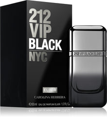 Carolina Herrera 212 VIP Black Elixir – парфюмна вода, мъжки аромат с ванилия и биле