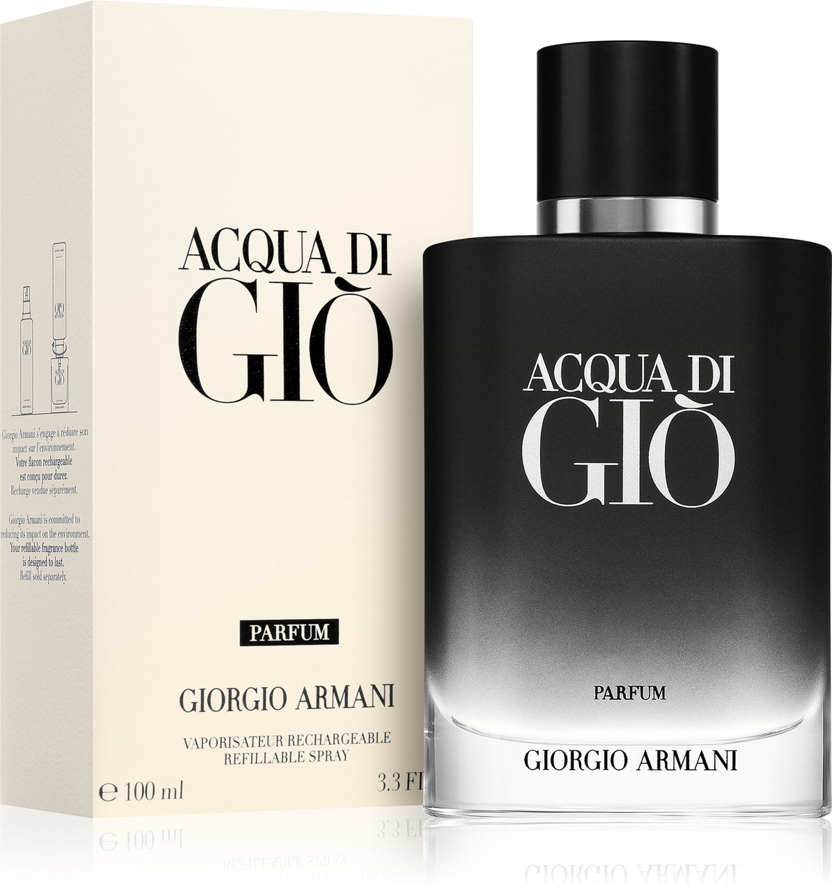 Armani Acqua di Gio Parfum мъжки парфюм, флакон за многократно пълнене