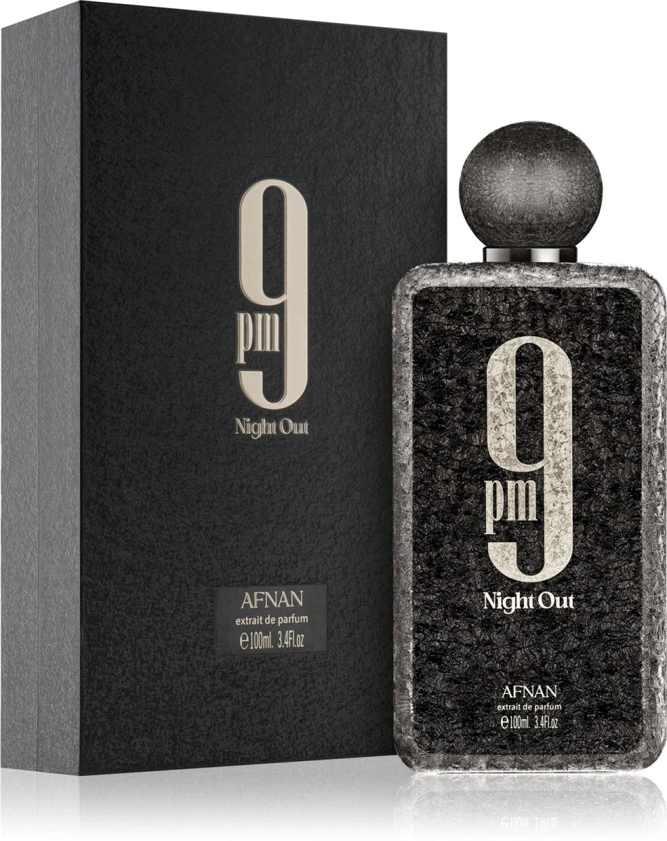 AFNAN 9 PM Night Out Extrait de Parfum - Унисекс парфюмен екстракт - HOF.BG