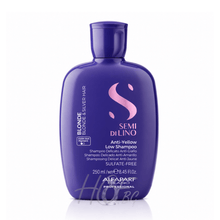 Alfaparf Milano Semi Di Lino Blonde Intense Anti-Yellow Low Shampoo - шампоан за руса коса - HOF.BG