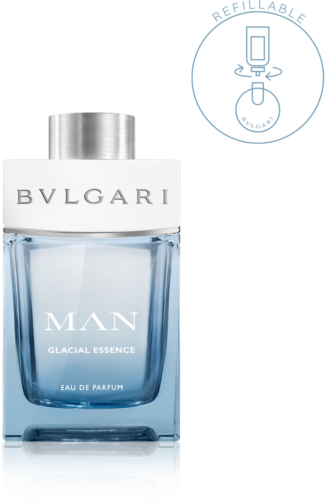 Bvlgari Man Glacial Essence – парфюмна вода, мъжки аромат с хвойна и кедър