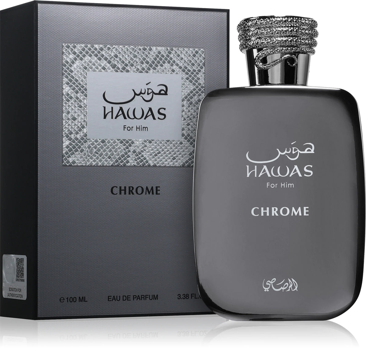 Rasasi Hawas Chrome EDP - EDP Парфюмна вода за мъже - HOF.BG