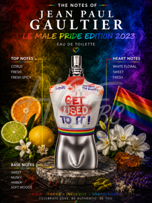 Jean P. Gaultier Le Male Pride Edition - Тоалетна вода за мъже EDT - HOF.BG