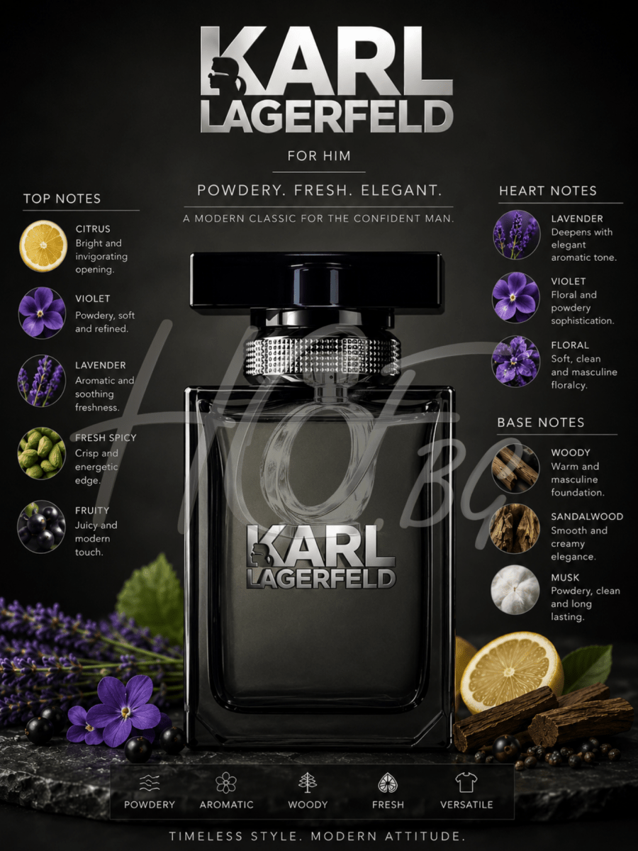 Karl Lagerfeld for Him - Тоалетна вода за мъже EDT - HOF.BG