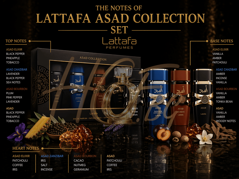Lattafa Asad Collection SET 4 x 25 ml - КОМПЛЕКТ - HOF.BG