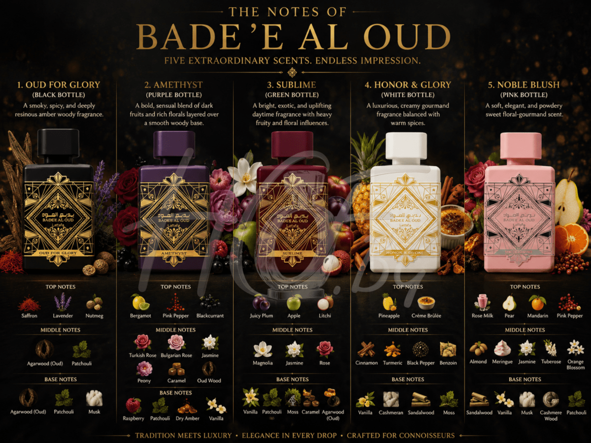Lattafa Bade'e Al Oud Collection 5 x 5 ML Комплект - КОМПЛЕКТ - HOF.BG