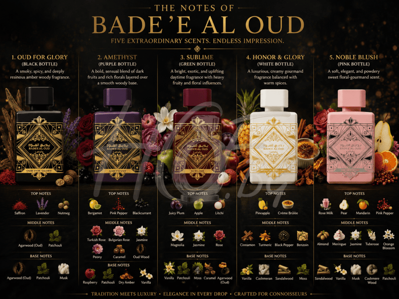 Lattafa Bade'e Al Oud Collection 5 x 5 ML Комплект - КОМПЛЕКТ - HOF.BG