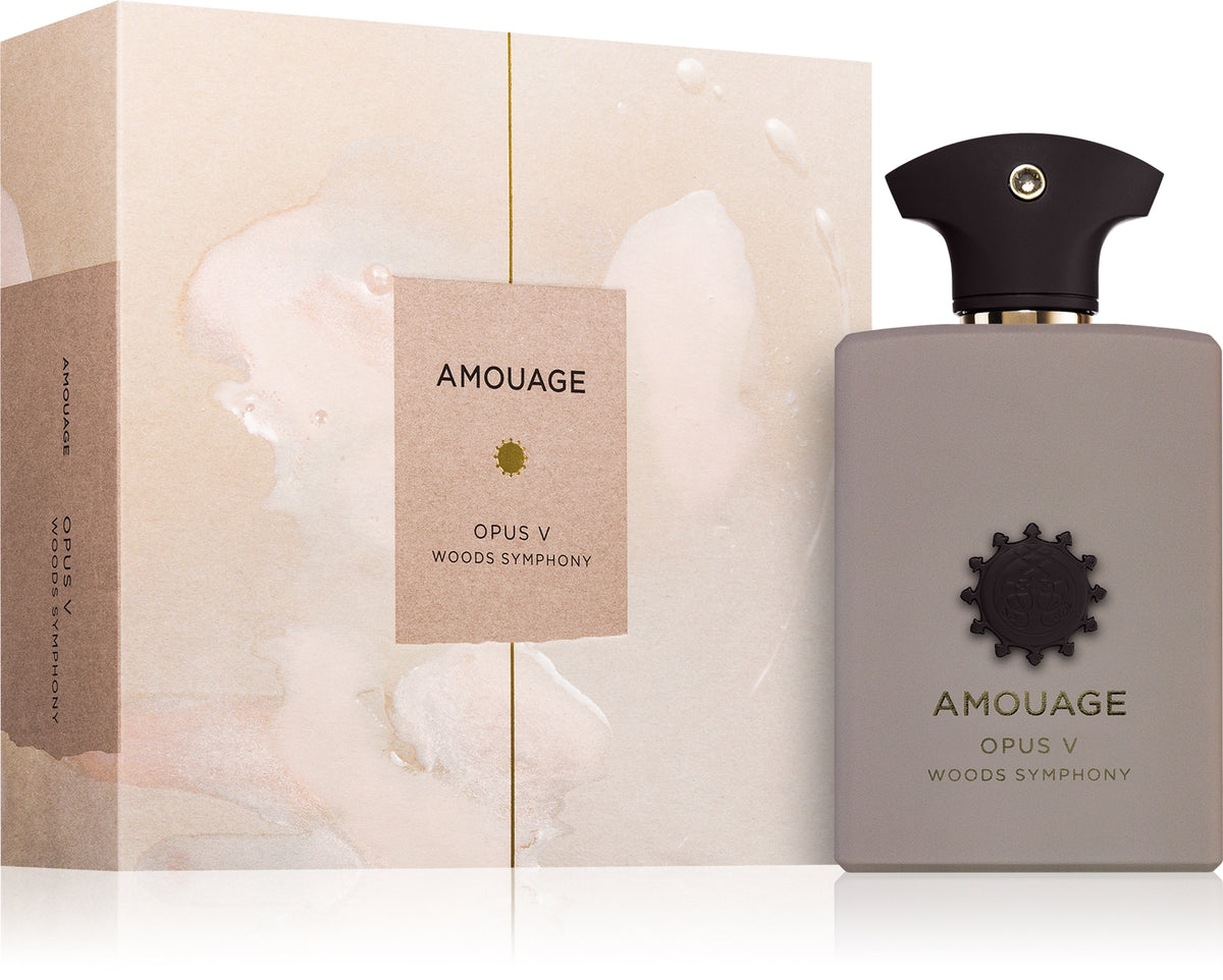 Amouage Opus V Woods Symphony – парфюмна вода, унисекс аромат с ирис и оуд